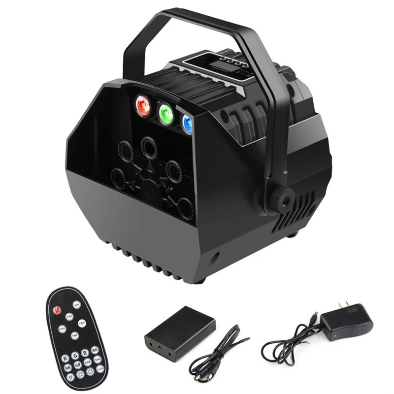 Генератор мыльных пузырей с подсветкой RGB